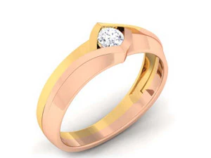 diamond couple ring 3D Print Model