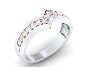 diamond couple ring Modèles 3D en vedette