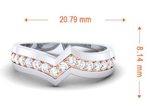 diamond couple ring Modèles 3D en vedette
