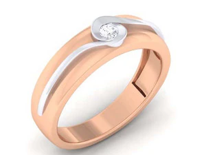 diamentowy pierścionek dla pary Model do druku 3D