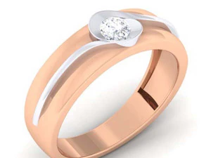 diamond couple ring 3D Print Model