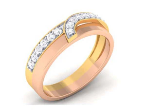 diamond couple ring 3D Print Model
