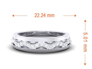 diamond couple ring Model Cetak 3D