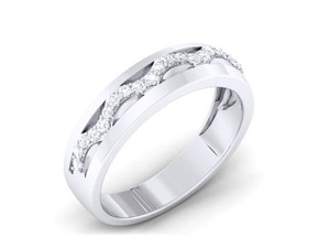 diamond couple ring Model Cetak 3D