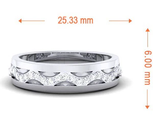 diamond couple ring 3D Print Model