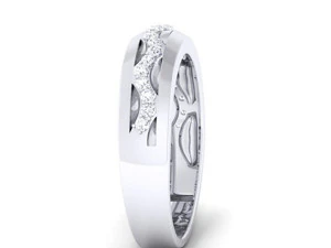 diamond couple ring 3D Print Model