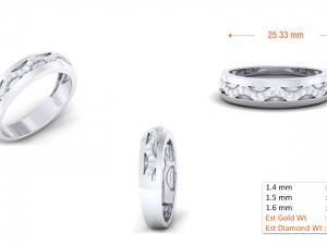 diamond couple ring Model Cetak 3D