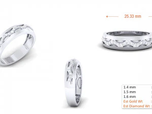 diamond couple ring 3D Print Model