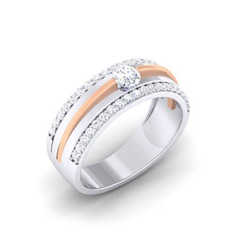diamond couple ring 3Dプリントモデル .c4d .max .obj .3ds .fbx .stl .blend 