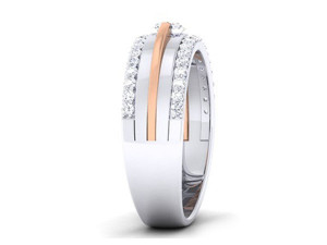 diamond couple ring 3Dプリントモデル