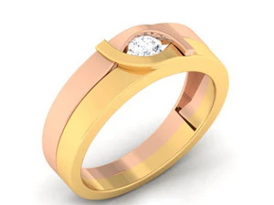 anello per coppia di diamanti Modello di stampa 3D