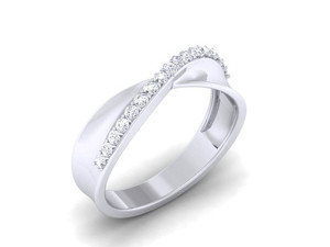 diamond couple ring 3D 프린트 모델