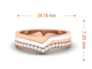 diamond couple ring 3D प्रिंट मॉडल