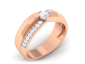 diamond couple ring 3D Print Model