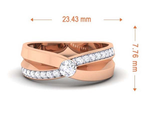 diamond couple ring 3D Принт Модель