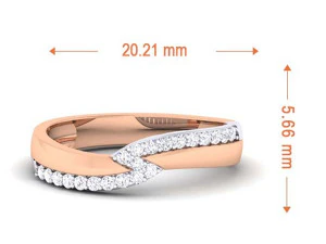 diamond couple ring 3D Print Model