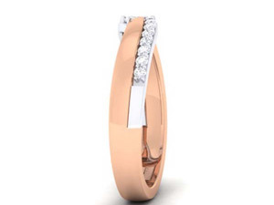 diamond couple ring 3D Baskı Modeli