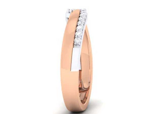 diamond couple ring 3D Print Model