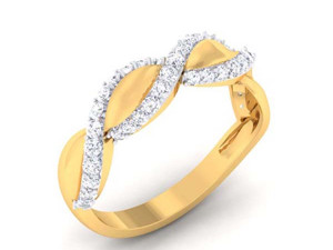 diamond couple ring 3D 프린트 모델