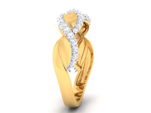 diamond couple ring Modèles 3D en vedette