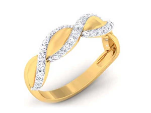 diamond couple ring 3D Print Model