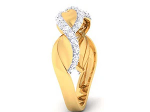 diamond couple ring 3D Print Model