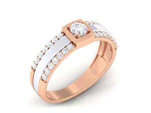 diamond couple ring 3D Print Model