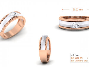 diamond couple ring Modello di stampa 3D