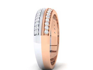 diamond couple ring 3D Print Model