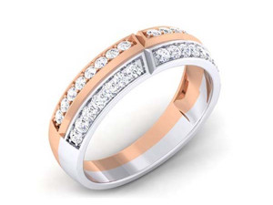 diamond couple ring 3Dプリントモデル