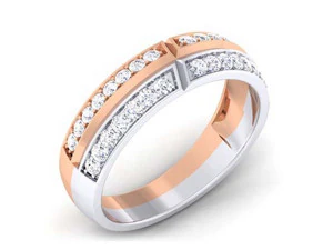 diamond couple ring 3D Print Model