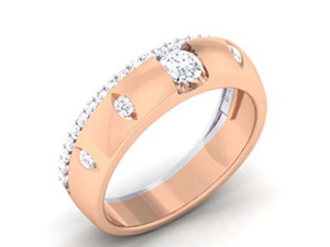 diamond couple ring Modelo de Impressão 3D