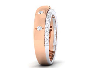 diamond couple ring 3D Print Model