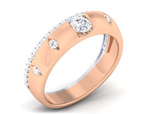 diamond couple ring 3D Print Model