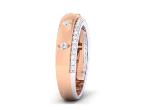 diamond couple ring 3D Print Model