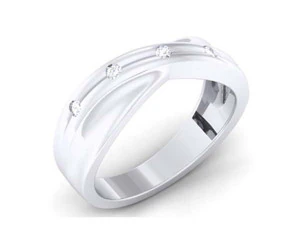 diamond couple ring 3D Print Model