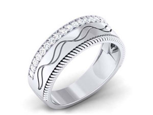 diamond couple ring Modelo de Impressão 3D