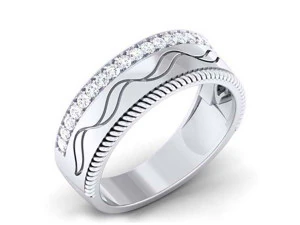 diamond couple ring 3D Print Model