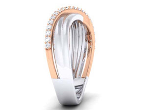 diamond couple ring 3D-Druckmodell