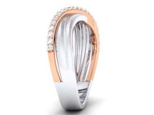 diamond couple ring 3D Print Model