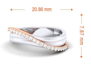 diamond couple ring 3D-Druckmodell