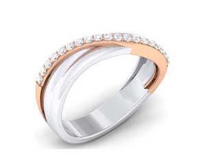 diamond couple ring 3D-Druckmodell