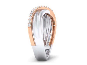 diamond couple ring 3D Print Model