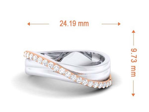 diamond couple ring 3D-Druckmodell