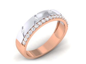 diamond couple ring 3D-printmodel