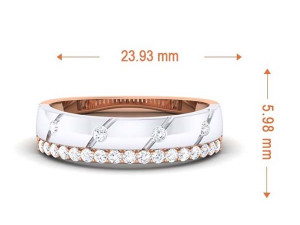 diamond couple ring 3D-printmodel