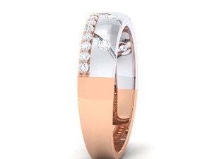 diamond couple ring 3D-printmodel