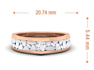 diamond couple ring 3D Print Model