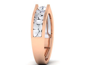 diamond couple ring 3D Baskı Modeli