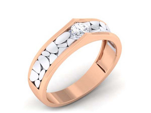 diamond couple ring 3D Baskı Modeli